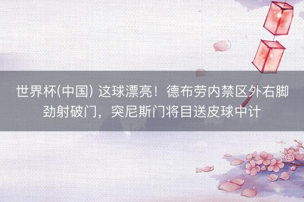 世界杯(中国) 这球漂亮！德布劳内禁区外右脚劲射破门，突尼斯门将目送皮球中计