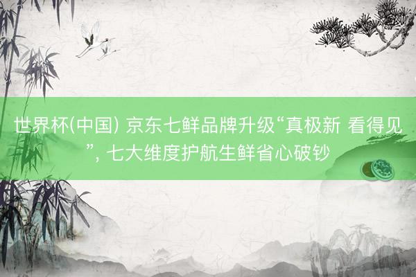 世界杯(中国) 京东七鲜品牌升级“真极新 看得见”, 七大维度护航生鲜省心破钞